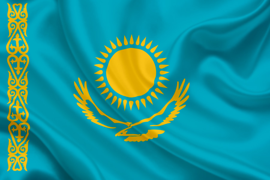 kazakhstan flag
